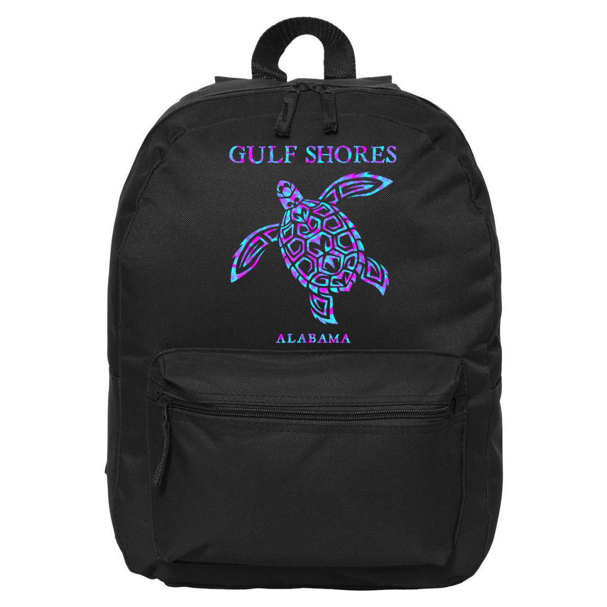 Gulf Shores Alabama Sea Turtle Boy Girl 16 in Basic Backpack