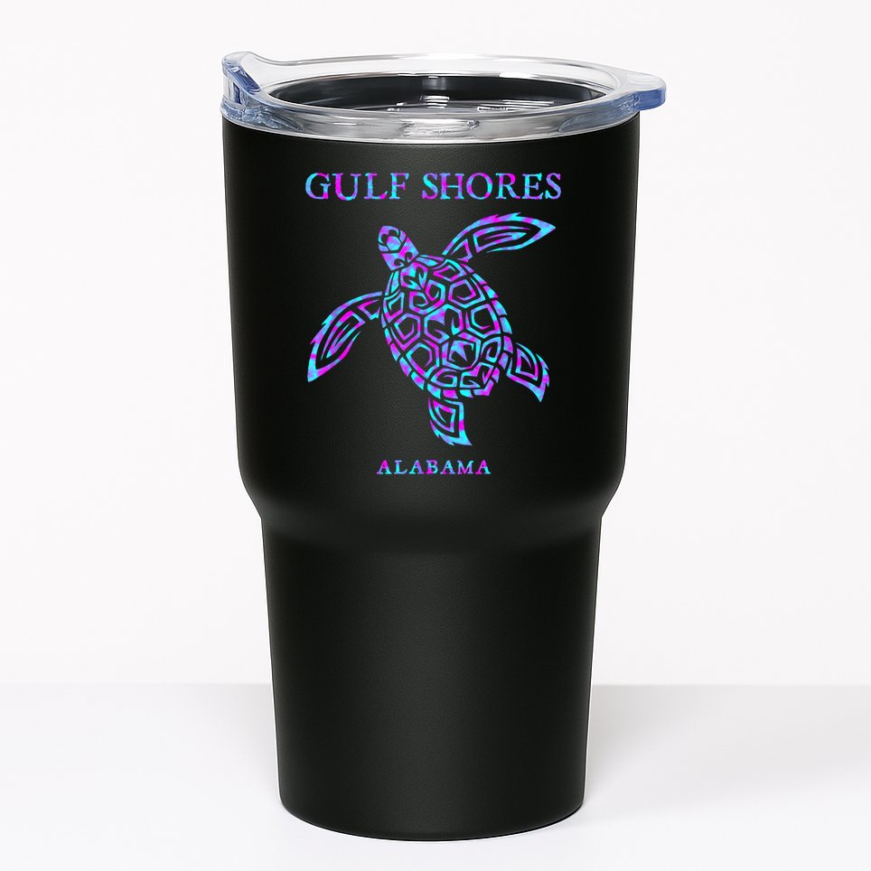 Gulf Shores Alabama Sea Turtle Boy Girl Tumbler