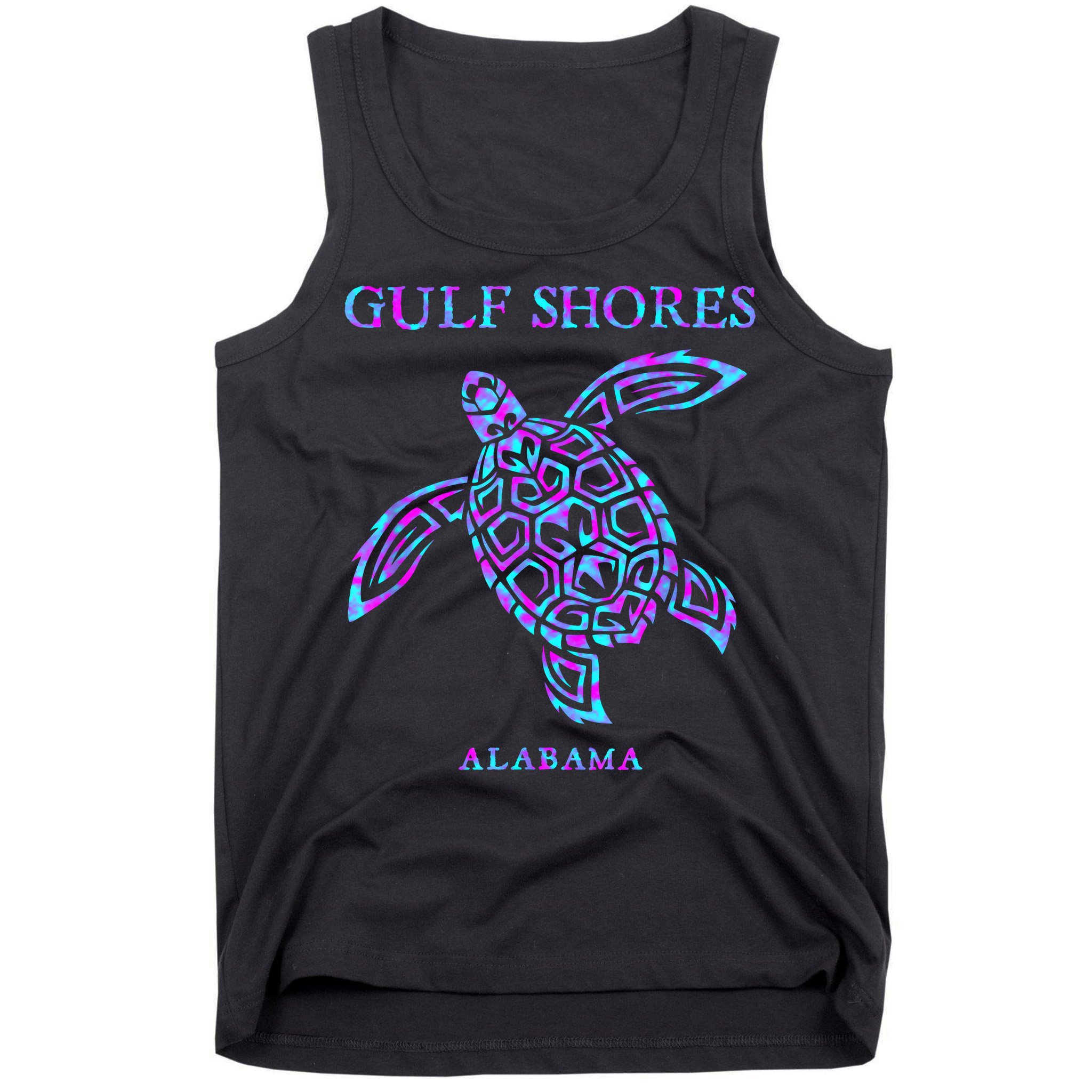 Gulf Shores Alabama Sea Turtle Boy Girl Tank Top