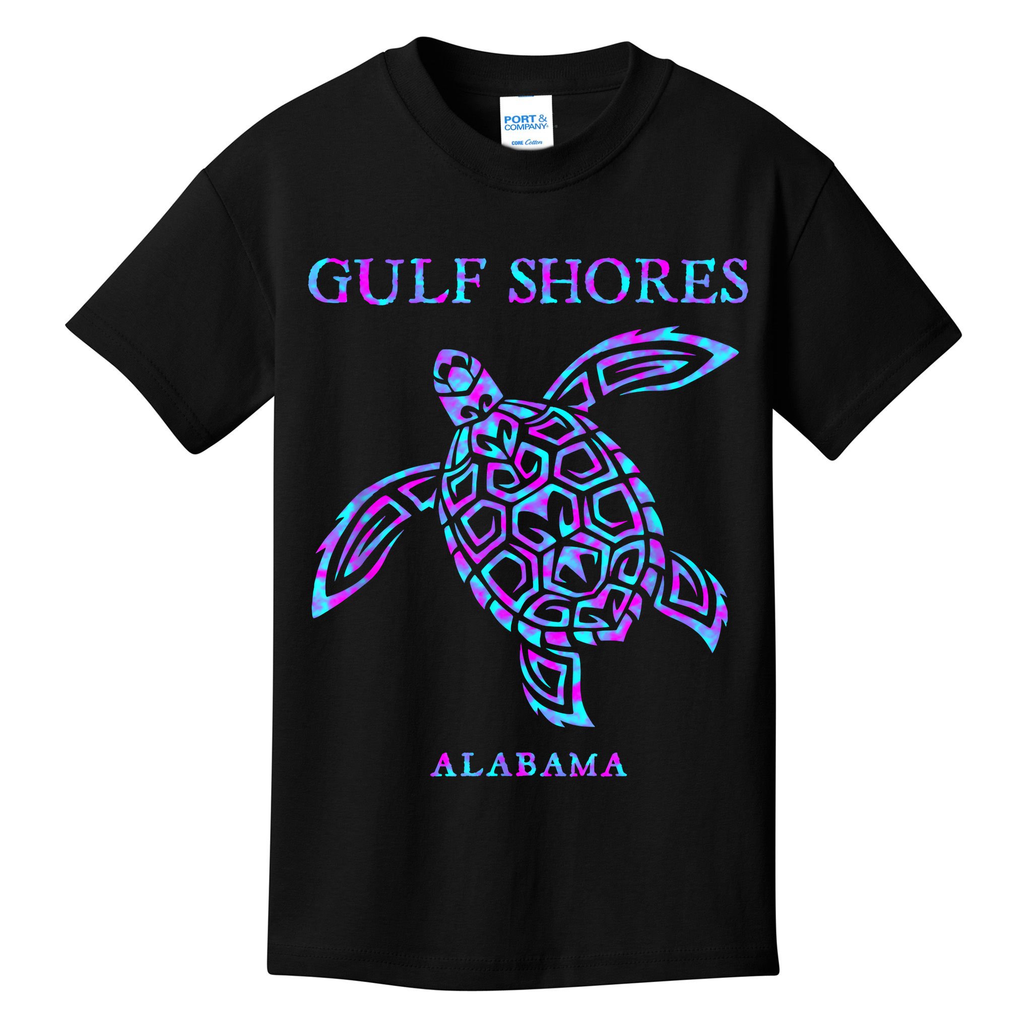 Gulf Shores Alabama Sea Turtle Boy Girl Kids T-Shirt