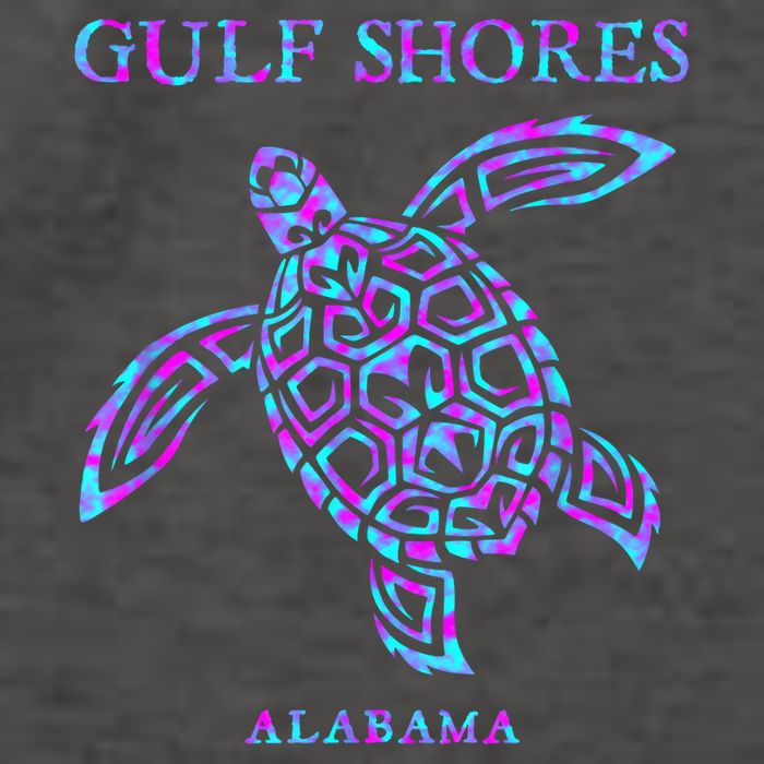 Gulf Shores Alabama Sea Turtle Boy Girl Vector Backpack