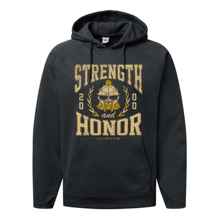 Gladiator Strength And Honor Performance Fleece Hoodie