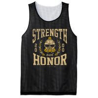 Gladiator Strength And Honor Mesh Reversible Basketball Jersey Tank