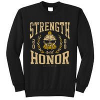 Gladiator Strength And Honor Tall Sweatshirt