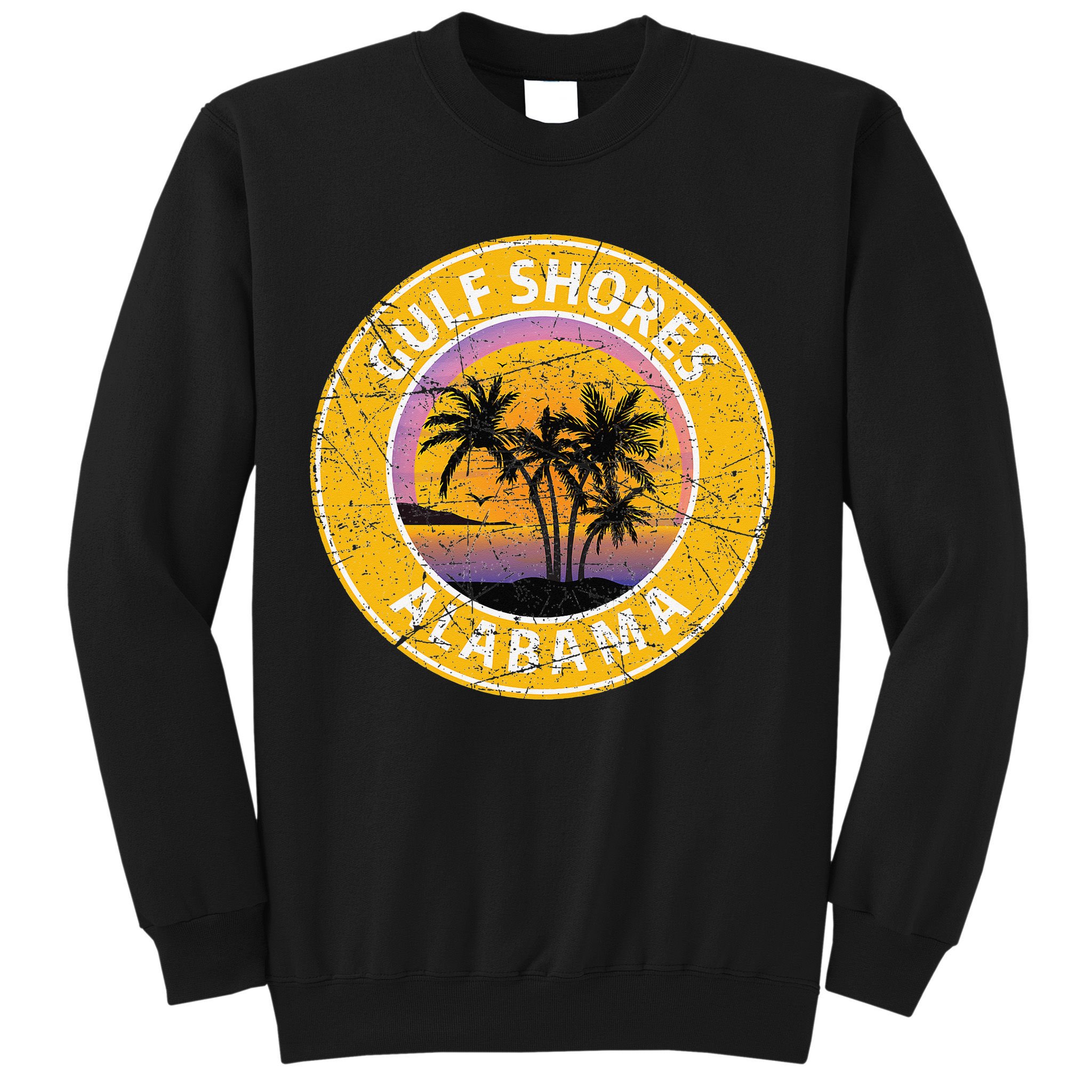 Gulf Shores Alabama Al Vintage Retro 80s Summer Travel Sweatshirt