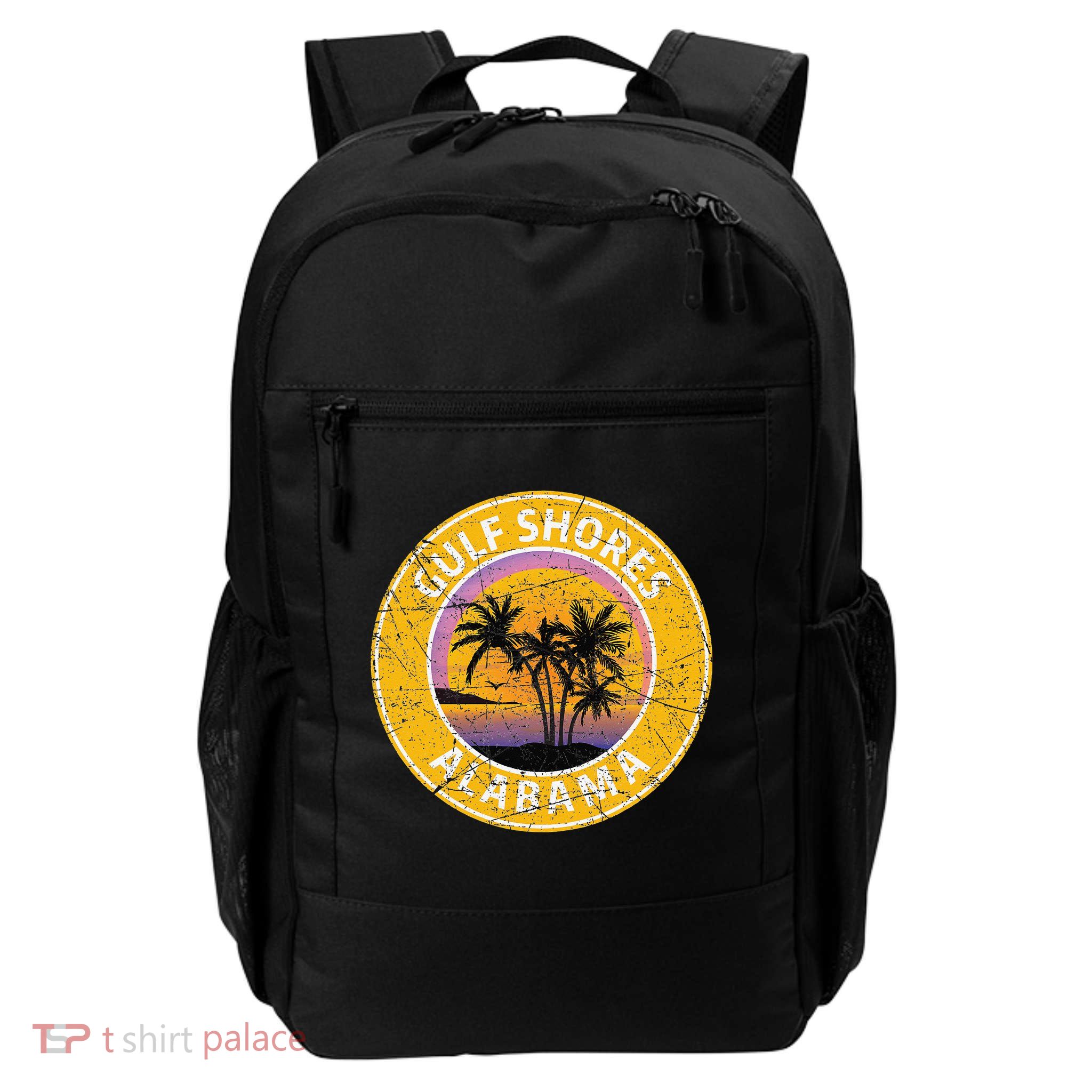 Gulf Shores Alabama Al Vintage Retro 80s Summer Travel Backpack