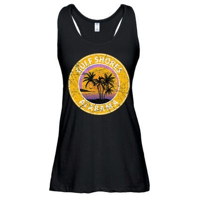 Gulf Shores Alabama Al Vintage Retro 80s Summer Travel Ladies Essential Flowy Tank