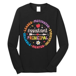 Groovy School Assistant Principal Teacher Appreciation Long Sleeve Shirt