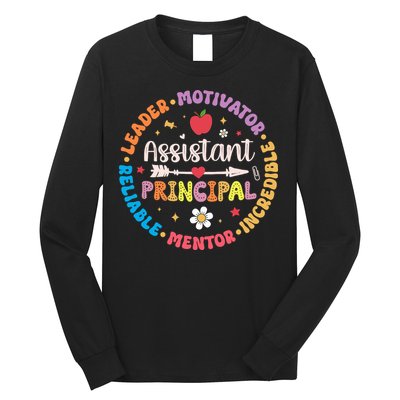 Groovy School Assistant Principal Teacher Appreciation Long Sleeve Shirt