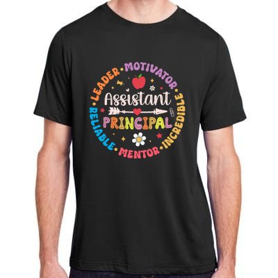 Groovy School Assistant Principal Teacher Appreciation Adult ChromaSoft Performance T-Shirt