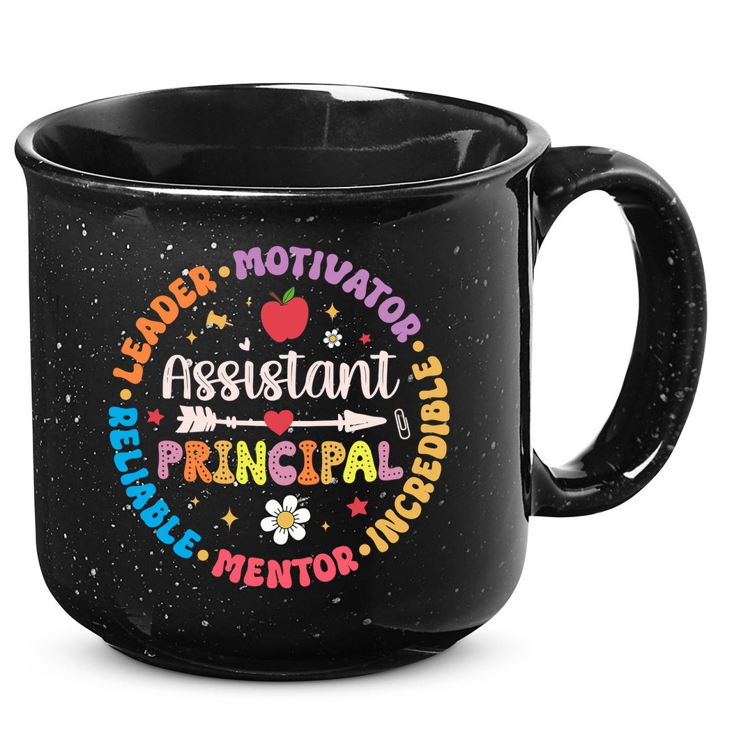 Groovy School Assistant Principal Teacher Appreciation 15oz Campfire Ceramic Mug
