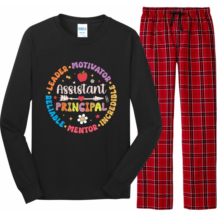 Groovy School Assistant Principal Teacher Appreciation Long Sleeve Pajama Set