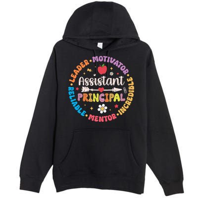 Groovy School Assistant Principal Teacher Appreciation Premium Pullover Hoodie