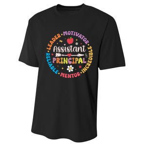 Groovy School Assistant Principal Teacher Appreciation Performance Sprint T-Shirt