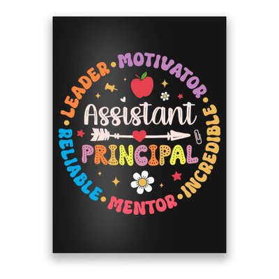 Groovy School Assistant Principal Teacher Appreciation Poster