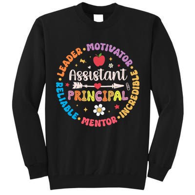 Groovy School Assistant Principal Teacher Appreciation Tall Sweatshirt