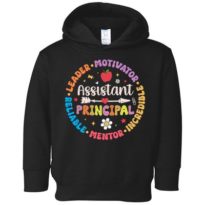 Groovy School Assistant Principal Teacher Appreciation Toddler Hoodie