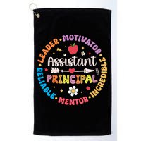 Groovy School Assistant Principal Teacher Appreciation Golf Towel