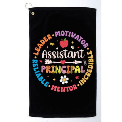 Groovy School Assistant Principal Teacher Appreciation Platinum Collection Golf Towel