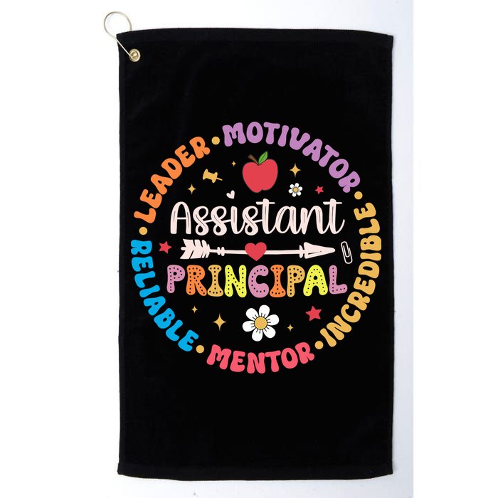 Groovy School Assistant Principal Teacher Appreciation Golf Towel