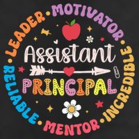 Groovy School Assistant Principal Teacher Appreciation Golf Towel