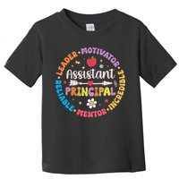 Groovy School Assistant Principal Teacher Appreciation Toddler T-Shirt
