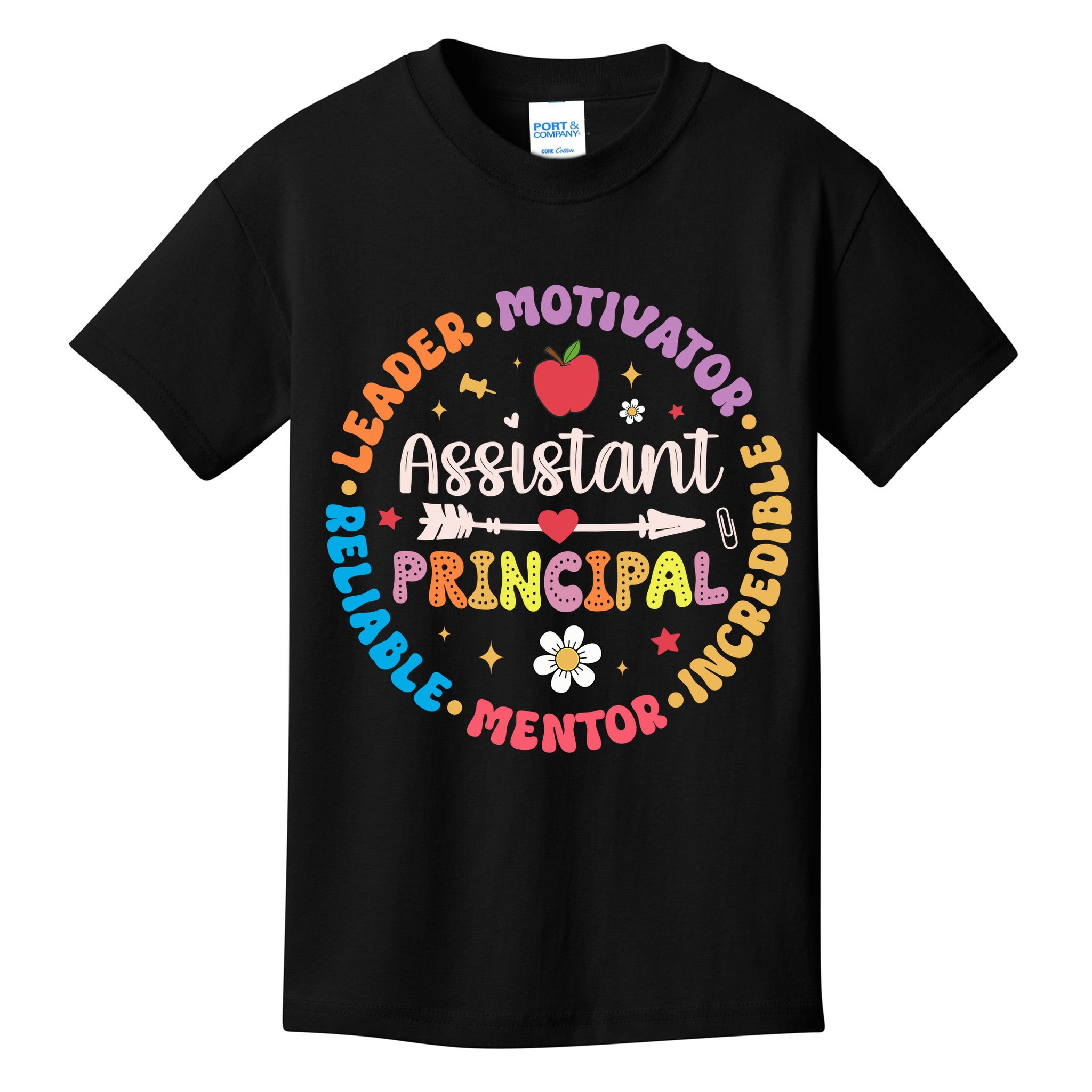 Groovy School Assistant Principal Teacher Appreciation Kids T-Shirt