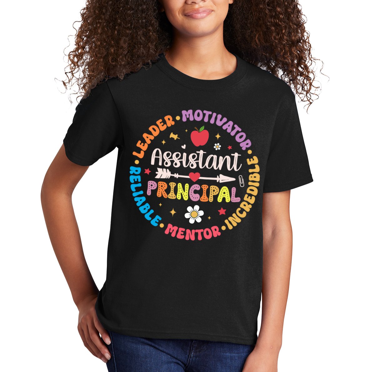 Groovy School Assistant Principal Teacher Appreciation Kids T-Shirt