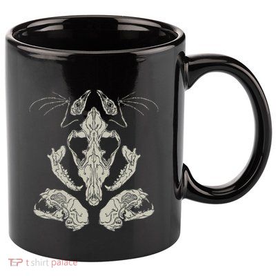 Goth Skulls & Bones Vulture Culture Taxidermy Gothic 11oz C Handle Ceramic Mug