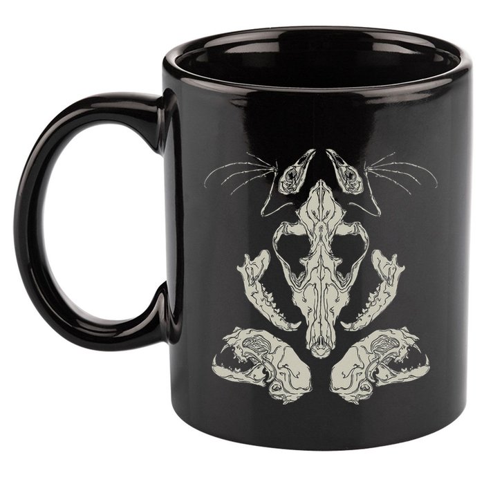 Goth Skulls & Bones Vulture Culture Taxidermy Gothic 11oz C Handle Ceramic Mug