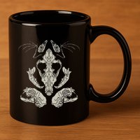 Goth Skulls & Bones Vulture Culture Taxidermy Gothic 11oz C Handle Ceramic Mug