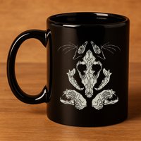 Goth Skulls & Bones Vulture Culture Taxidermy Gothic 11oz C Handle Ceramic Mug