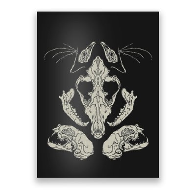 Goth Skulls & Bones Vulture Culture Taxidermy Gothic Poster