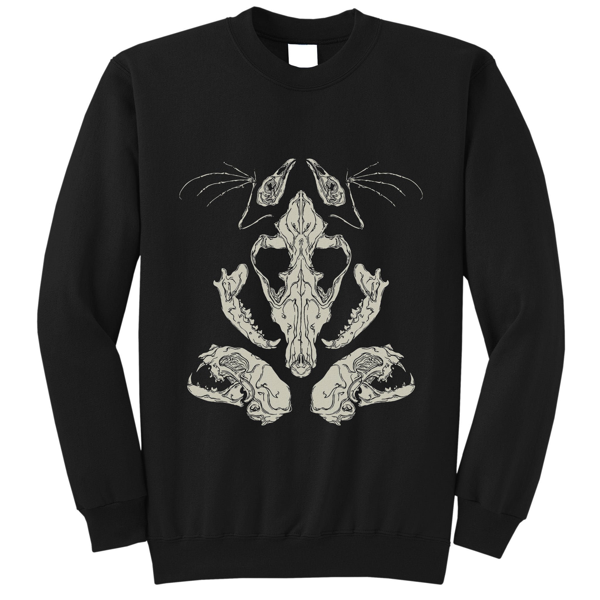 Goth Skulls & Bones Vulture Culture Taxidermy Gothic Tall Sweatshirt
