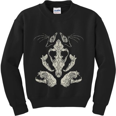 Goth Skulls & Bones Vulture Culture Taxidermy Gothic Kids Sweatshirt