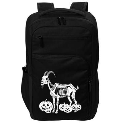 Goat Skeleton Birthday Halloweens Wo Impact Tech Backpack