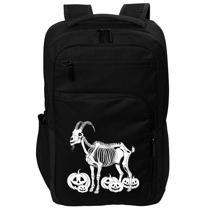 Goat Skeleton Birthday Halloweens Wo Impact Tech Backpack