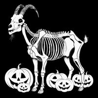 Goat Skeleton Birthday Halloweens Wo Impact Tech Backpack