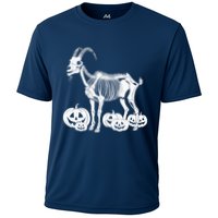 Goat Skeleton Birthday Halloweens Wo Cooling Performance Crew T-Shirt