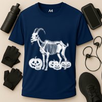 Goat Skeleton Birthday Halloweens Wo Cooling Performance Crew T-Shirt