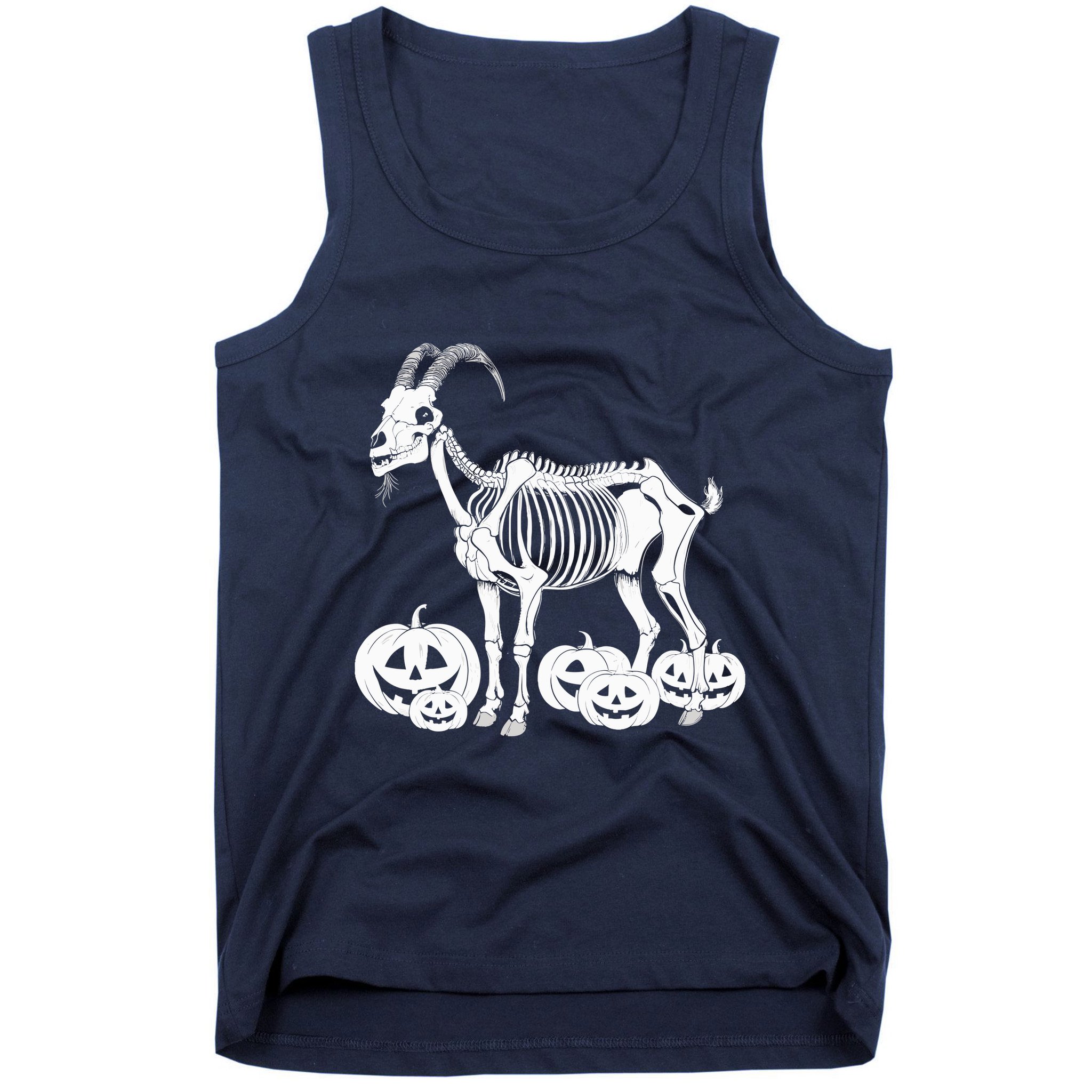 Goat Skeleton Birthday Halloweens Wo Tank Top
