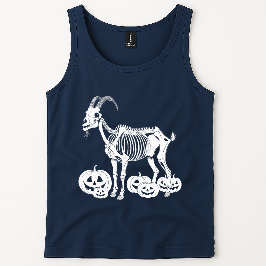 Goat Skeleton Birthday Halloweens Wo Tank Top