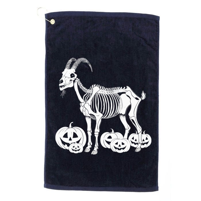 Goat Skeleton Birthday Halloweens Wo Golf Towel