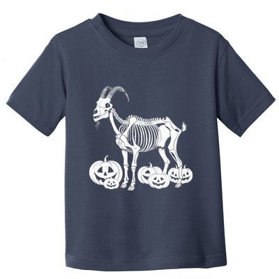 Goat Skeleton Birthday Halloweens Wo Toddler T-Shirt