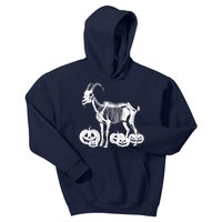 Goat Skeleton Birthday Halloweens Wo Kids Hoodie