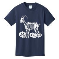 Goat Skeleton Birthday Halloweens Wo Kids T-Shirt