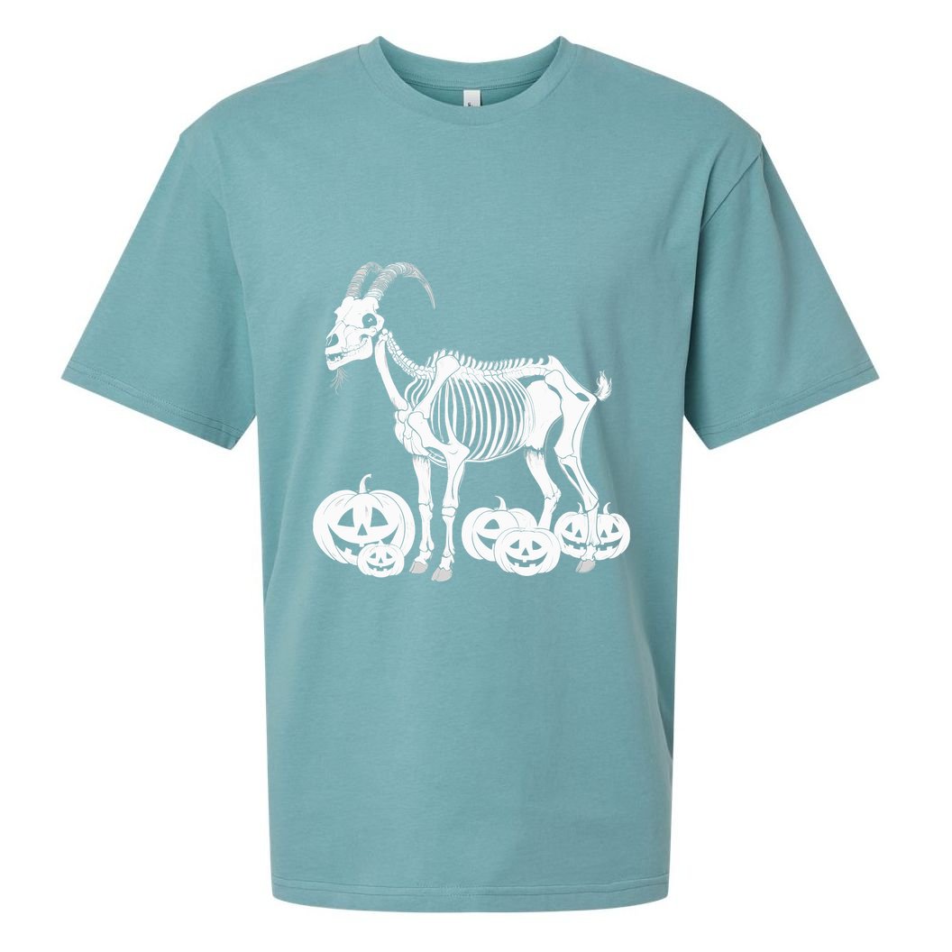 Goat Skeleton Birthday Halloweens Wo Sueded Cloud Jersey T-Shirt