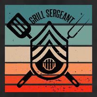 Grill Sergeant Bbq Master Master Of Grilling 7 Panel Mesh Trucker Snapback Hat