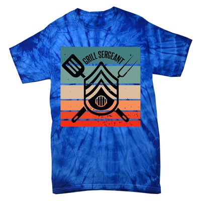 Grill Sergeant Bbq Master Master Of Grilling Tie-Dye T-Shirt