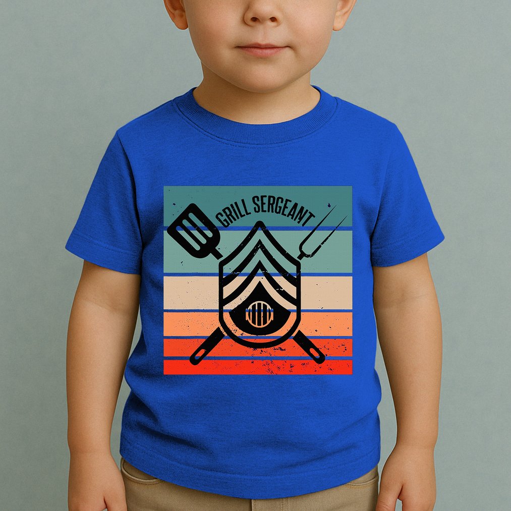 Grill Sergeant Bbq Master Master Of Grilling Toddler T-Shirt
